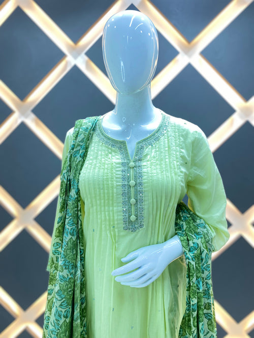 Mint Breeze Sally Cotton Set