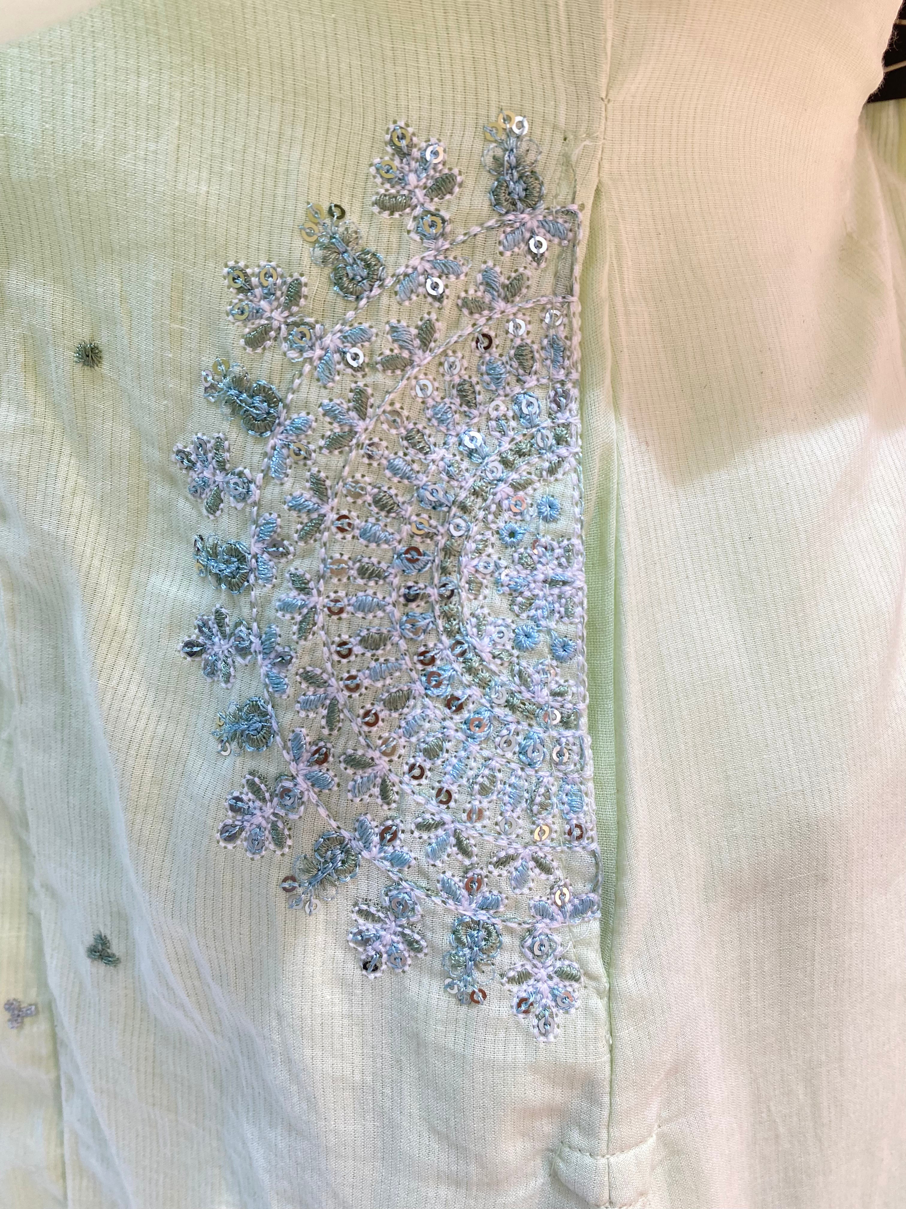 Mint Breeze Sally Cotton Set