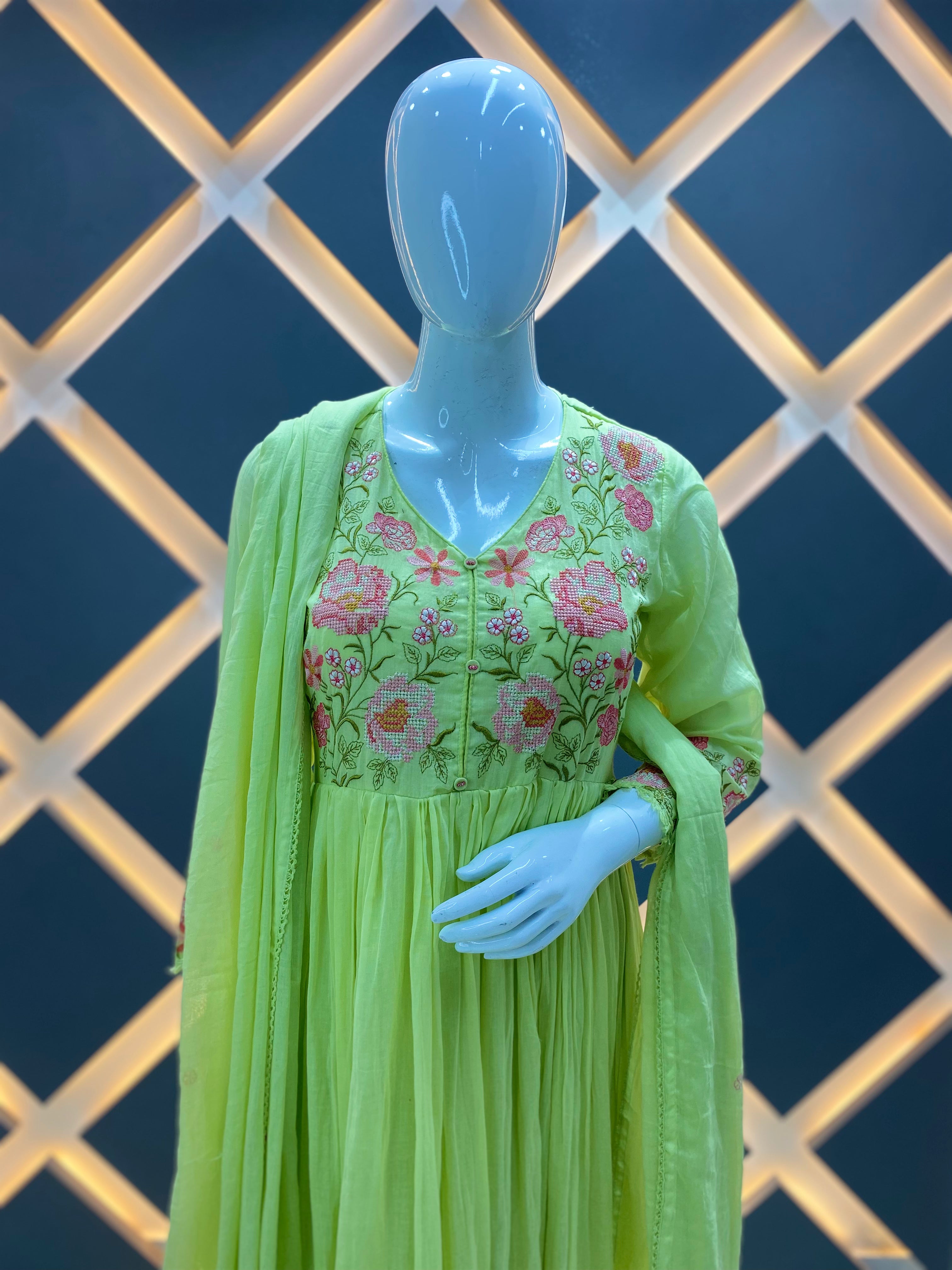 The Meadowland Anarkali Set