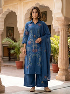 Aura Jute Cotton Suit Set