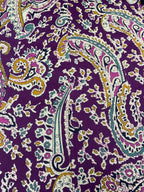 Regal Purple Kalamkari Print Kurta Set